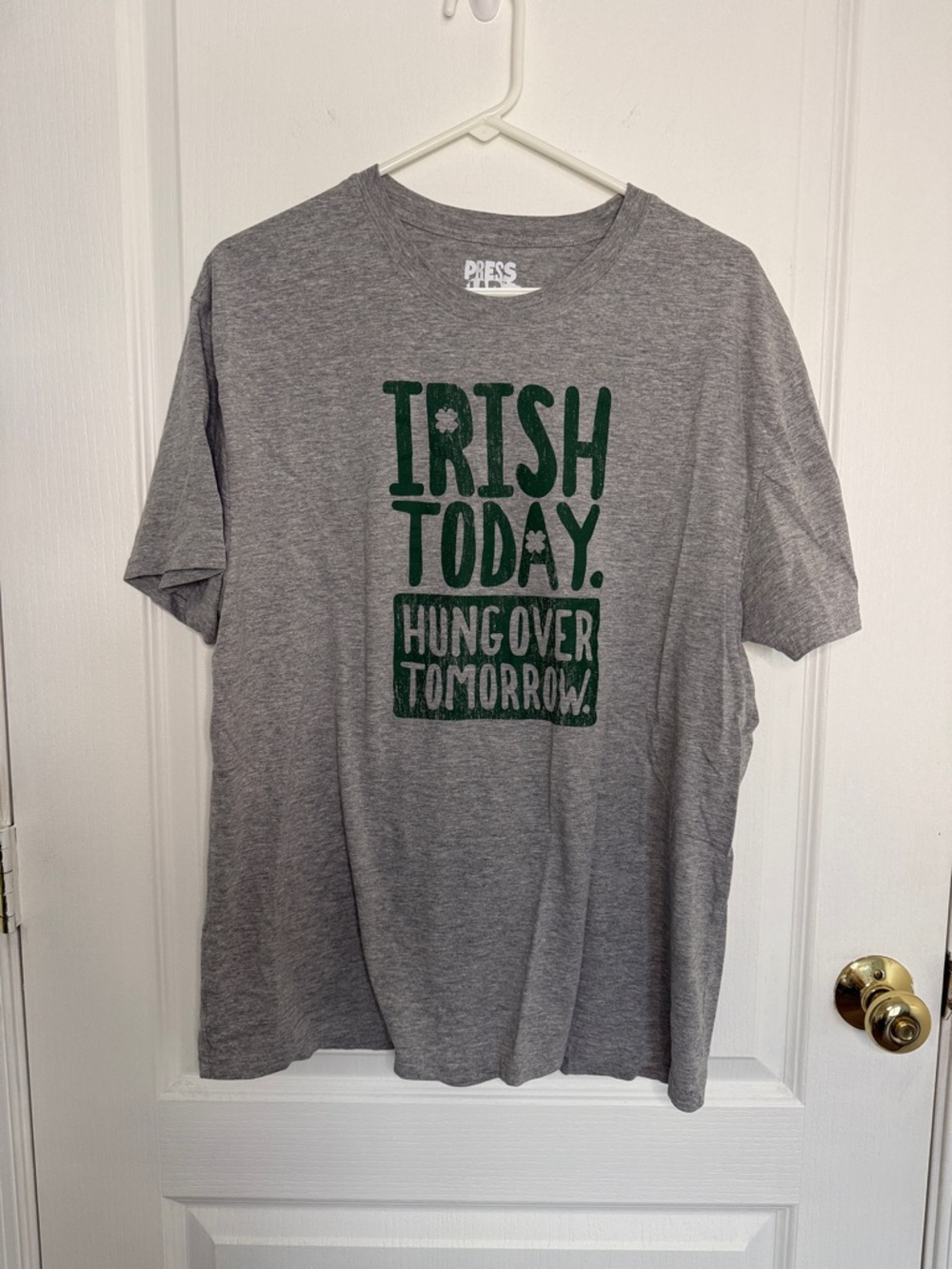 Funny St. Paddy's Day Irish Drinking Short Sleeve Tee